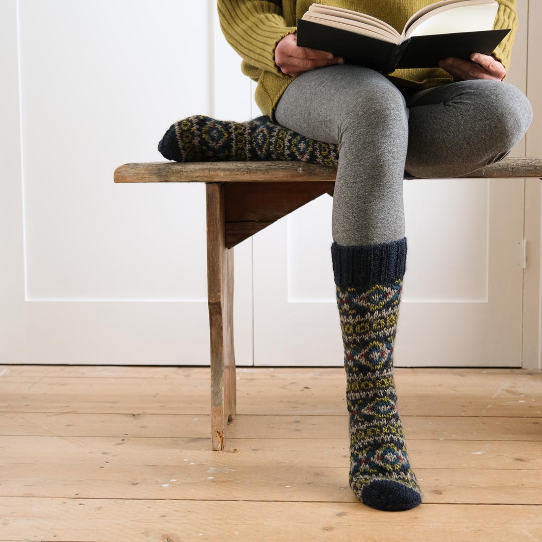 Isla Fair Isle Knitted Socks