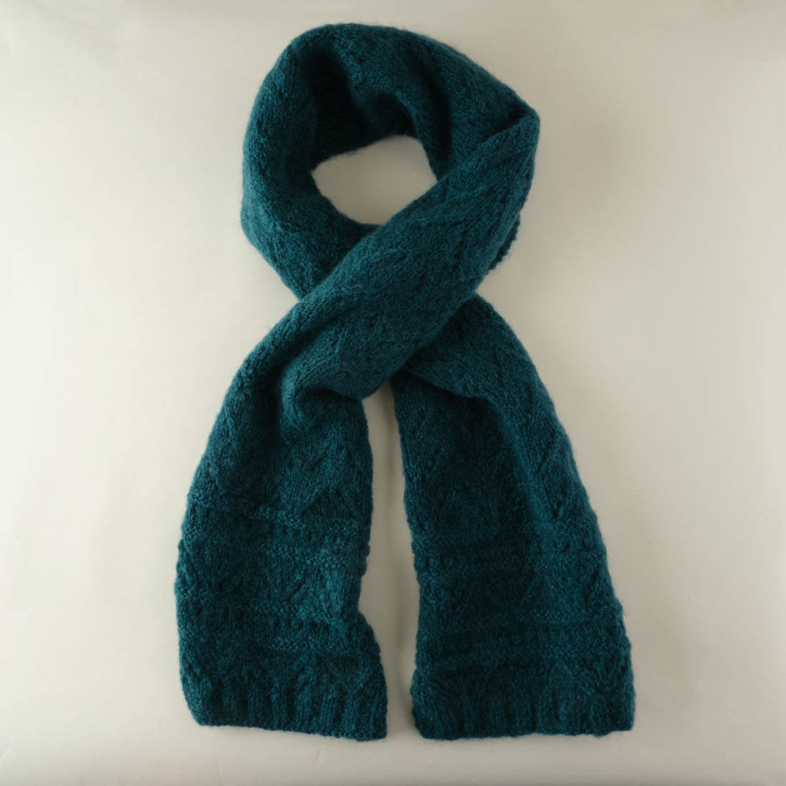 Ida Hand Knitted Mohair Scarf