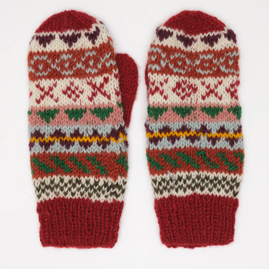 Ewa Fair Isle Full Mittens