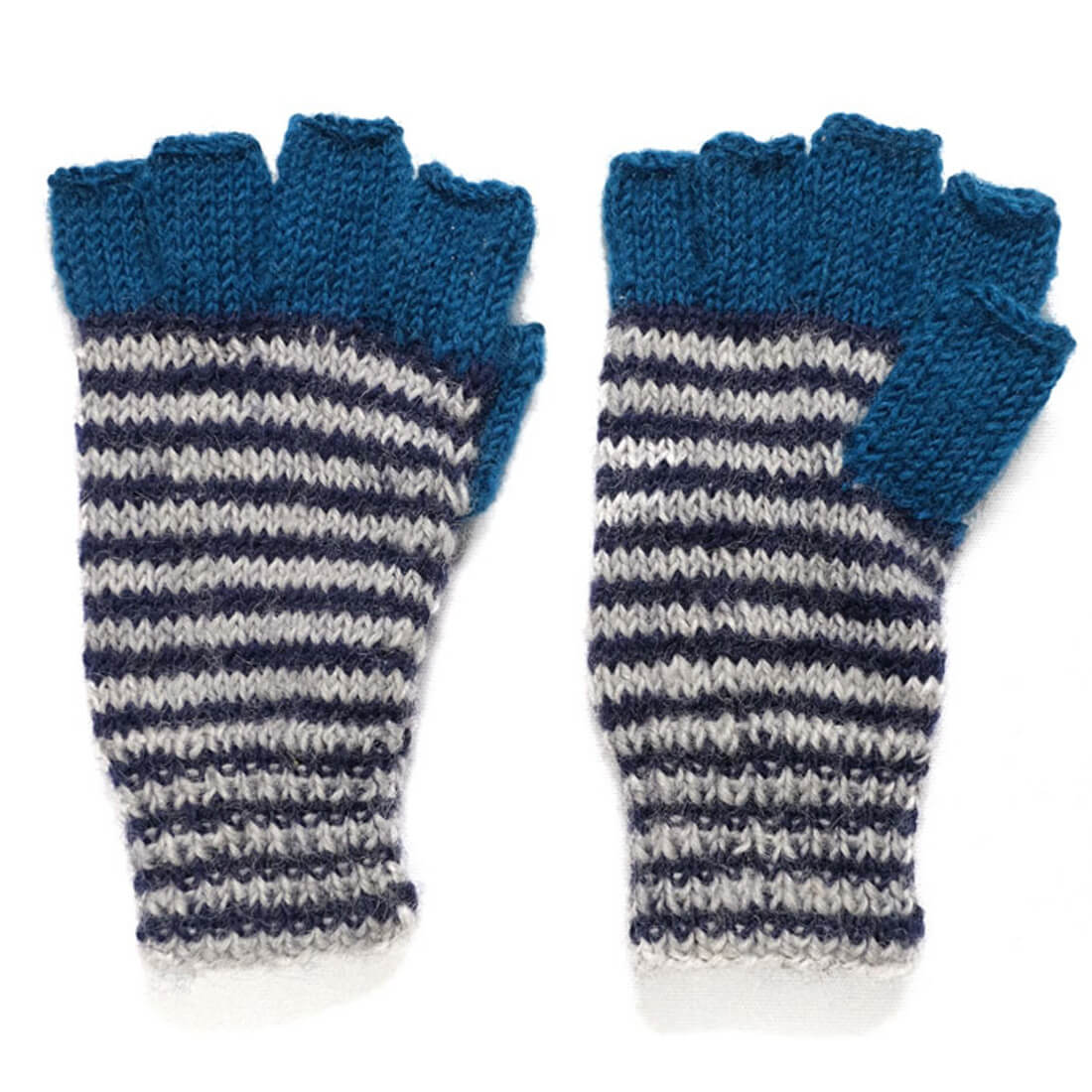 Hand knitted Wool Mittens