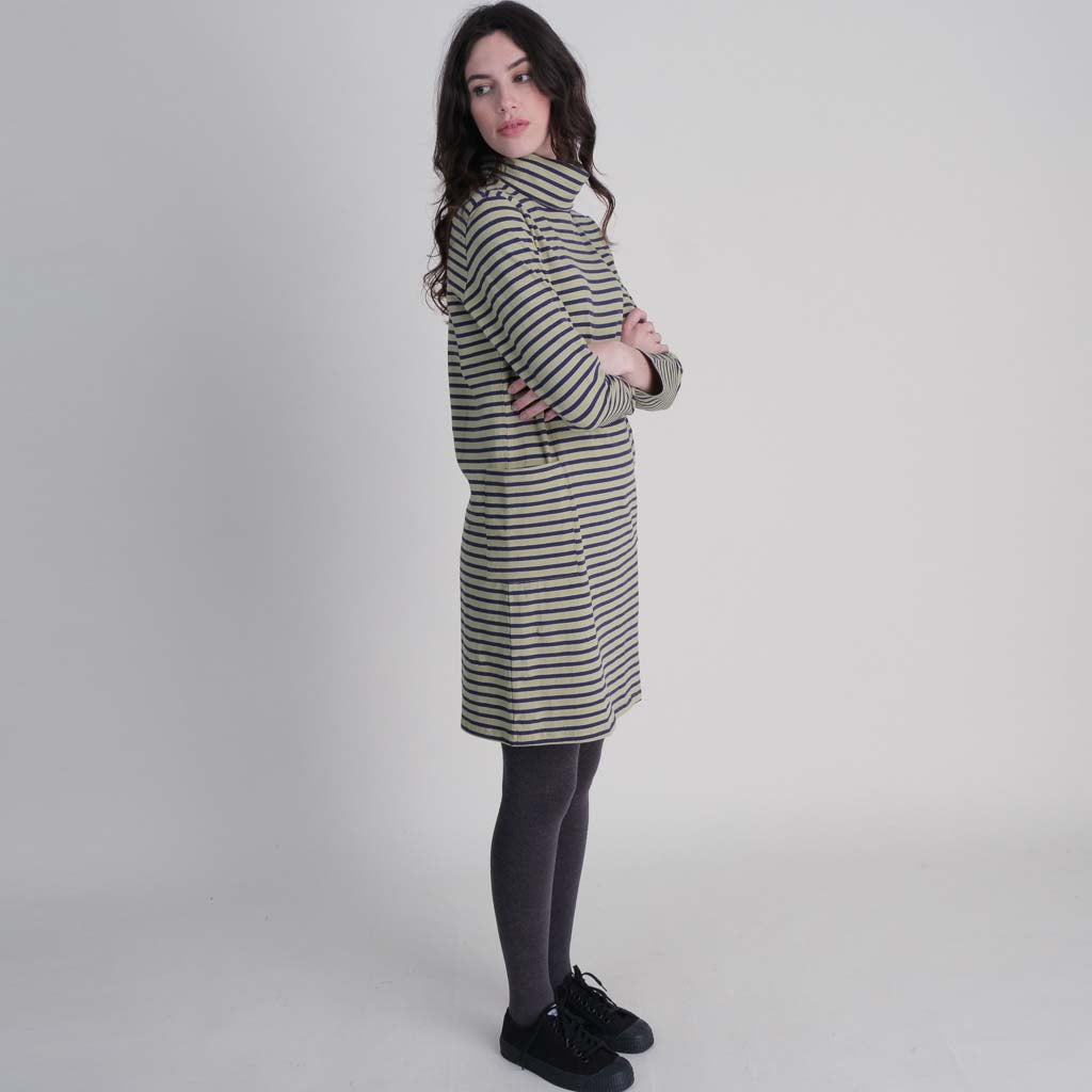 Lola Turtle Neck Striped Tunic