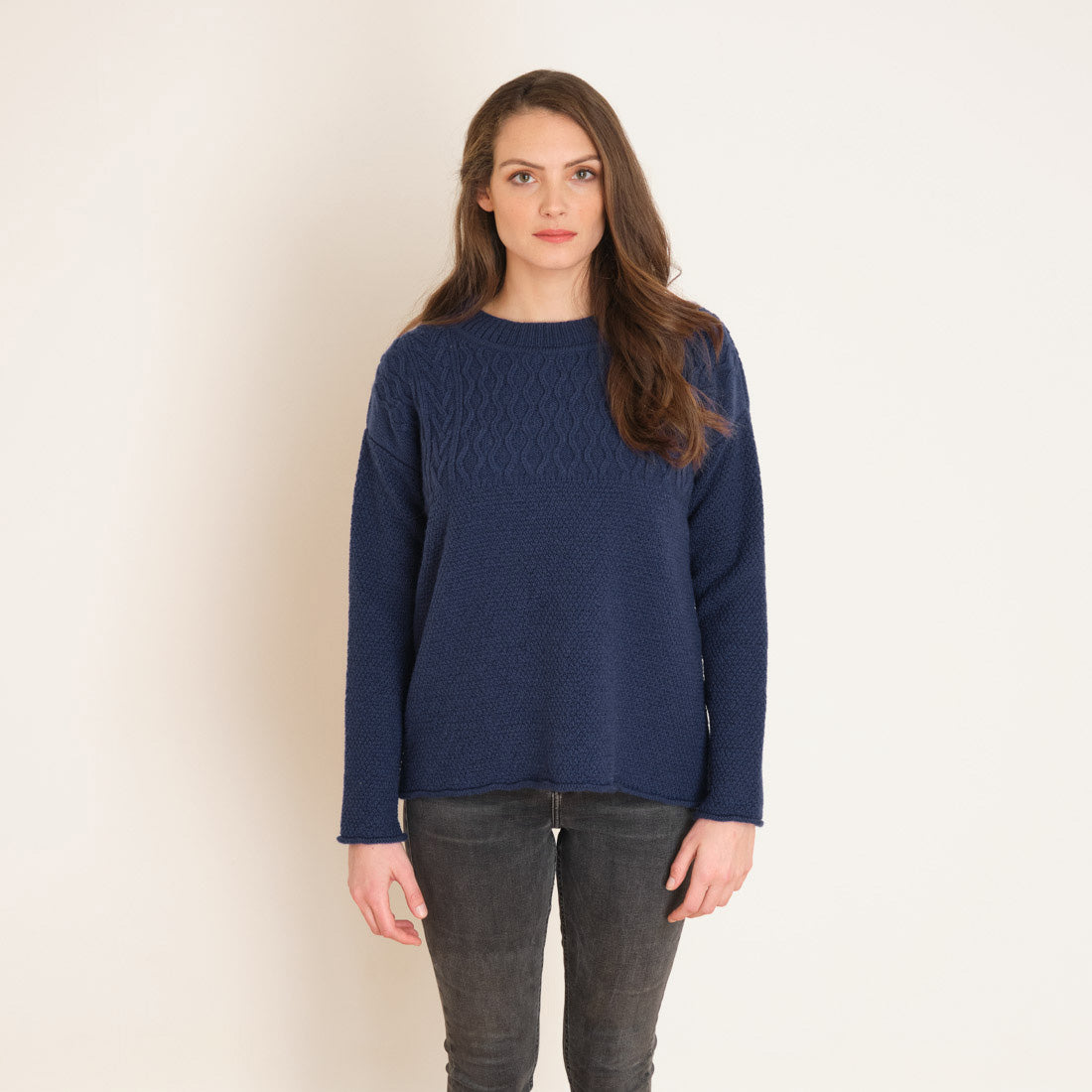 Robin Cable Knit Wool Jumper