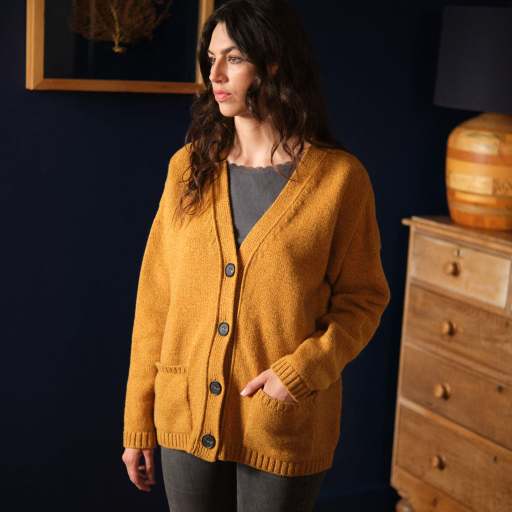 Kora Oversized Wool Cardigan