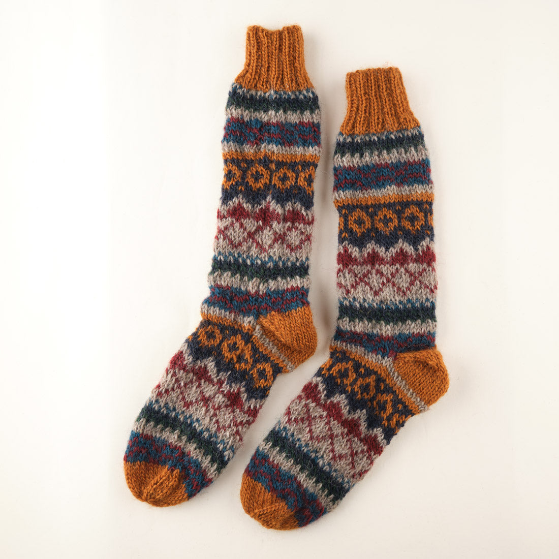 Hana Fair Isle Knitted Socks