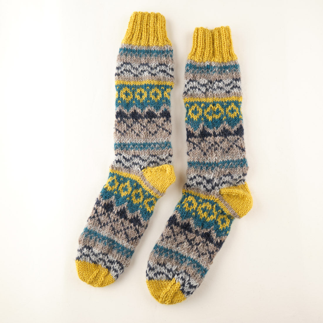 Orla Fair Isle Knitted Socks