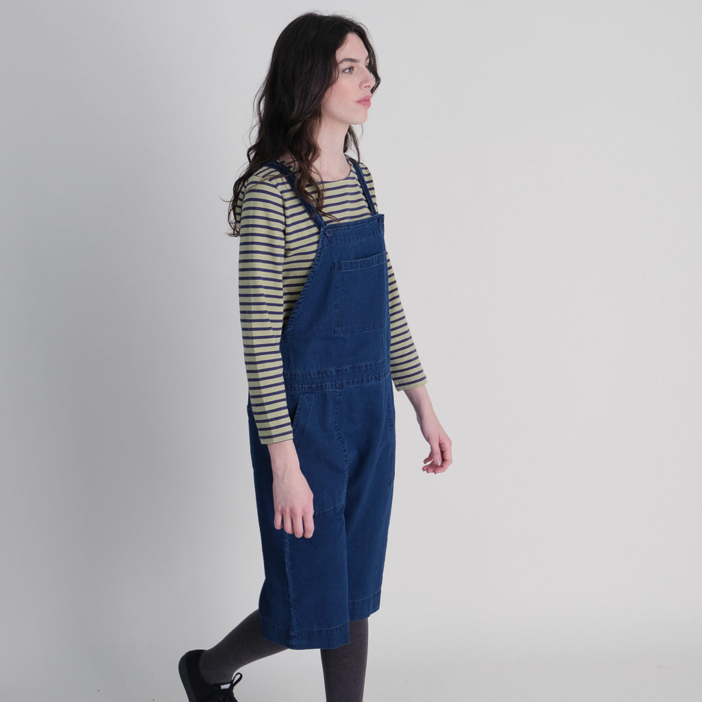 Phoebe Denim Dungaree Dress