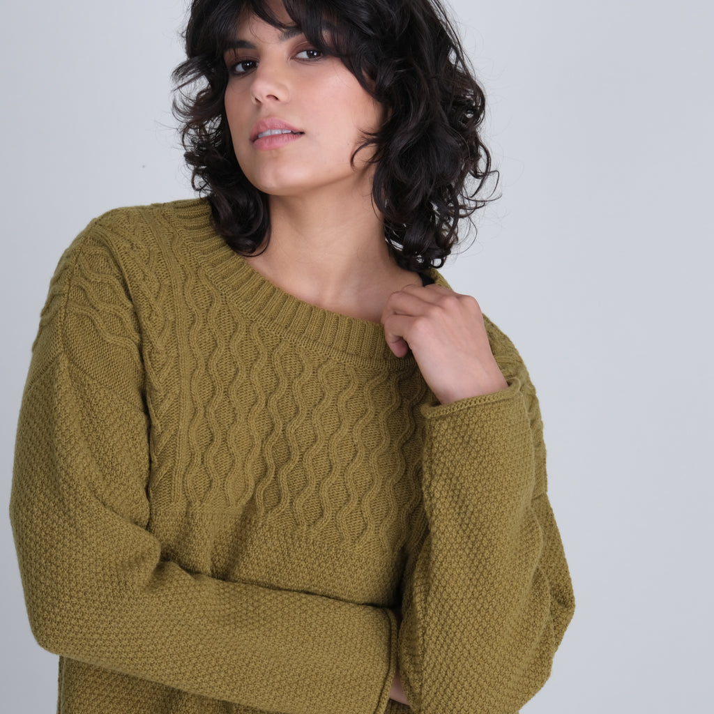 Robin Cable Knit Sweater