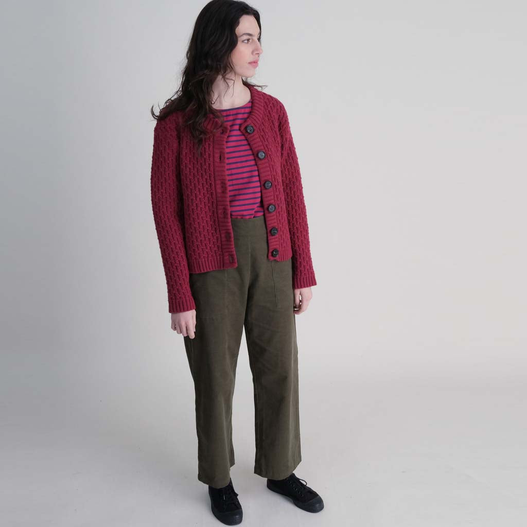 Anna Wide Legged Cord Trousers