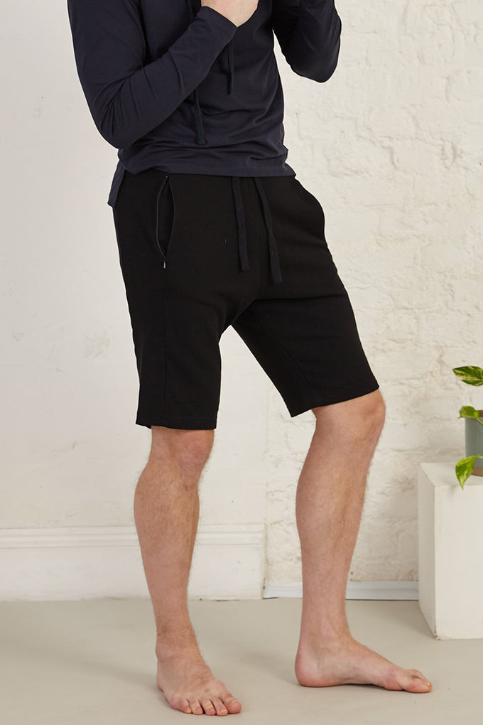 Image of Relaxed Fit Organic Cotton French Terry Training Shorts