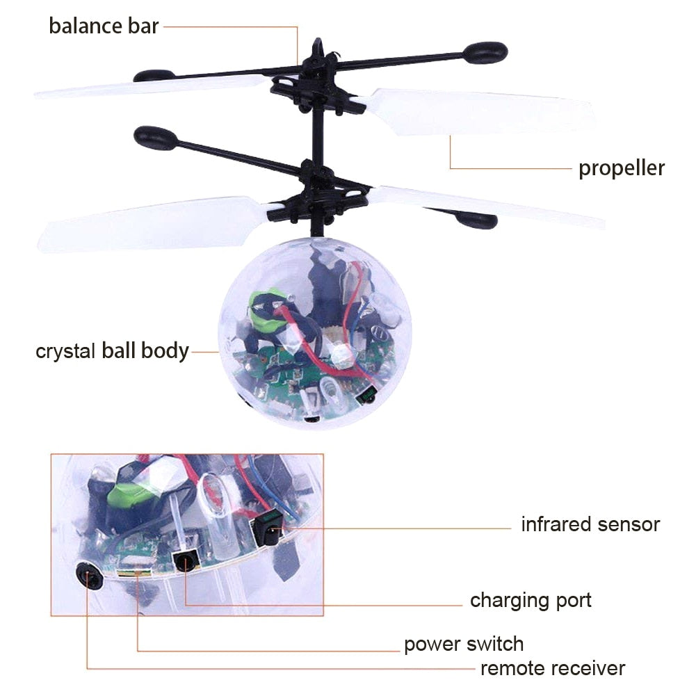 colored ball ir sensor aircraft