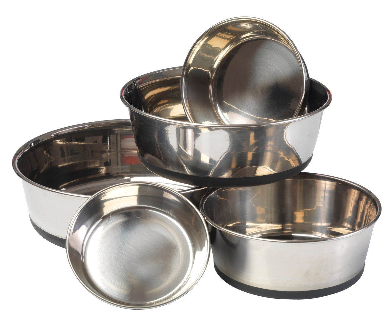 Stainless Steel Dog Bowl With Silicon Base – www.houseofpaws.co.uk