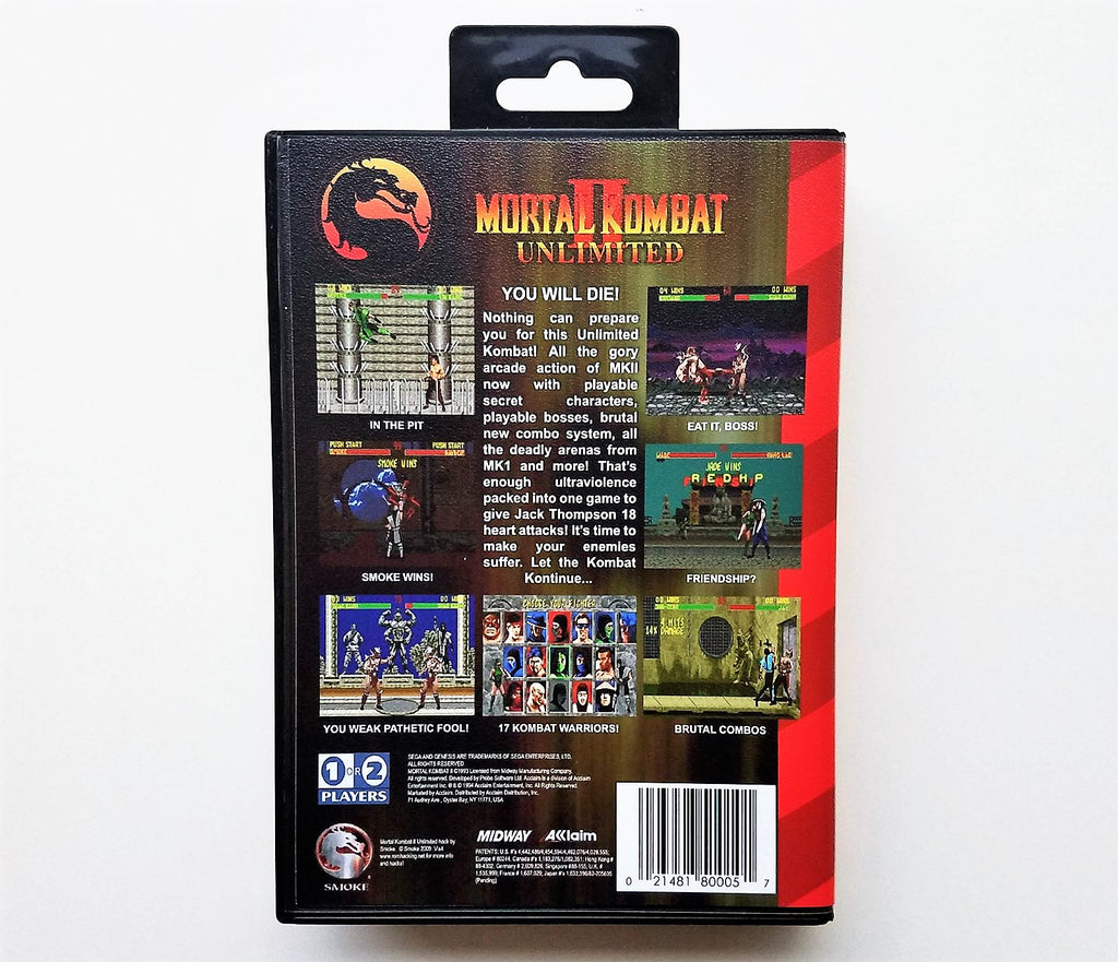 Mortal Kombat II Unlimited (Sega Genesis) - Play as Bosses – Retro ...