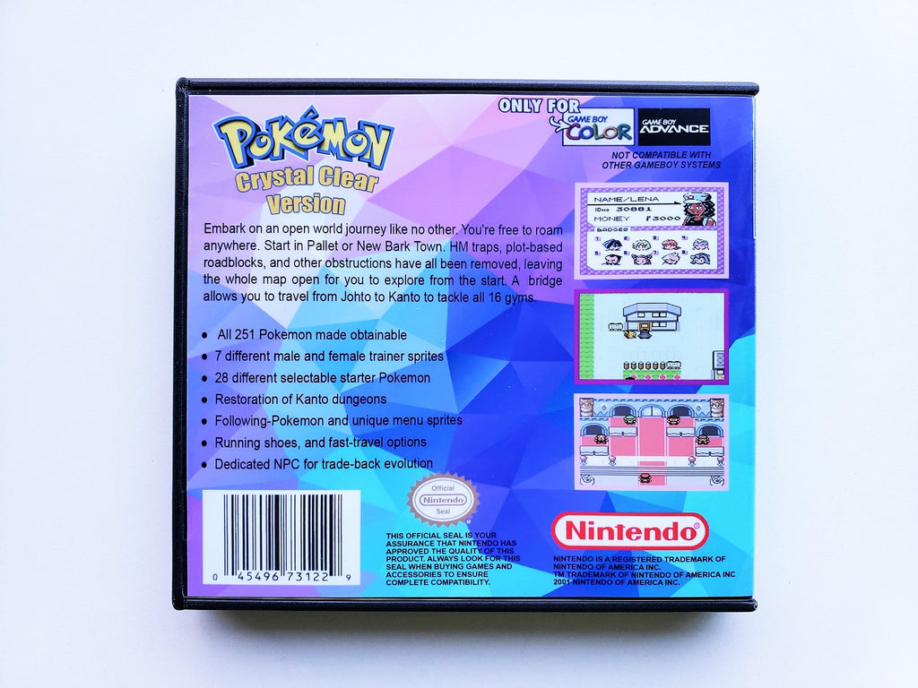 pokemon crystal clear map