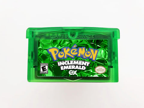 sponsoreret afbryde Som regel Pokemon Inclement Emerald EX - Gameboy Advance GBA with Cheat Options –  Retro Gamers US