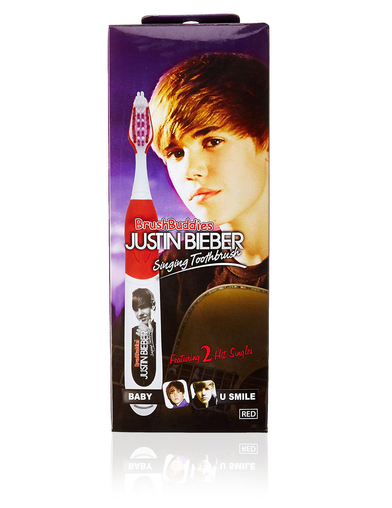 Justin Bieber Singing Toothbrush (Baby & U Smile) Brush Buddies