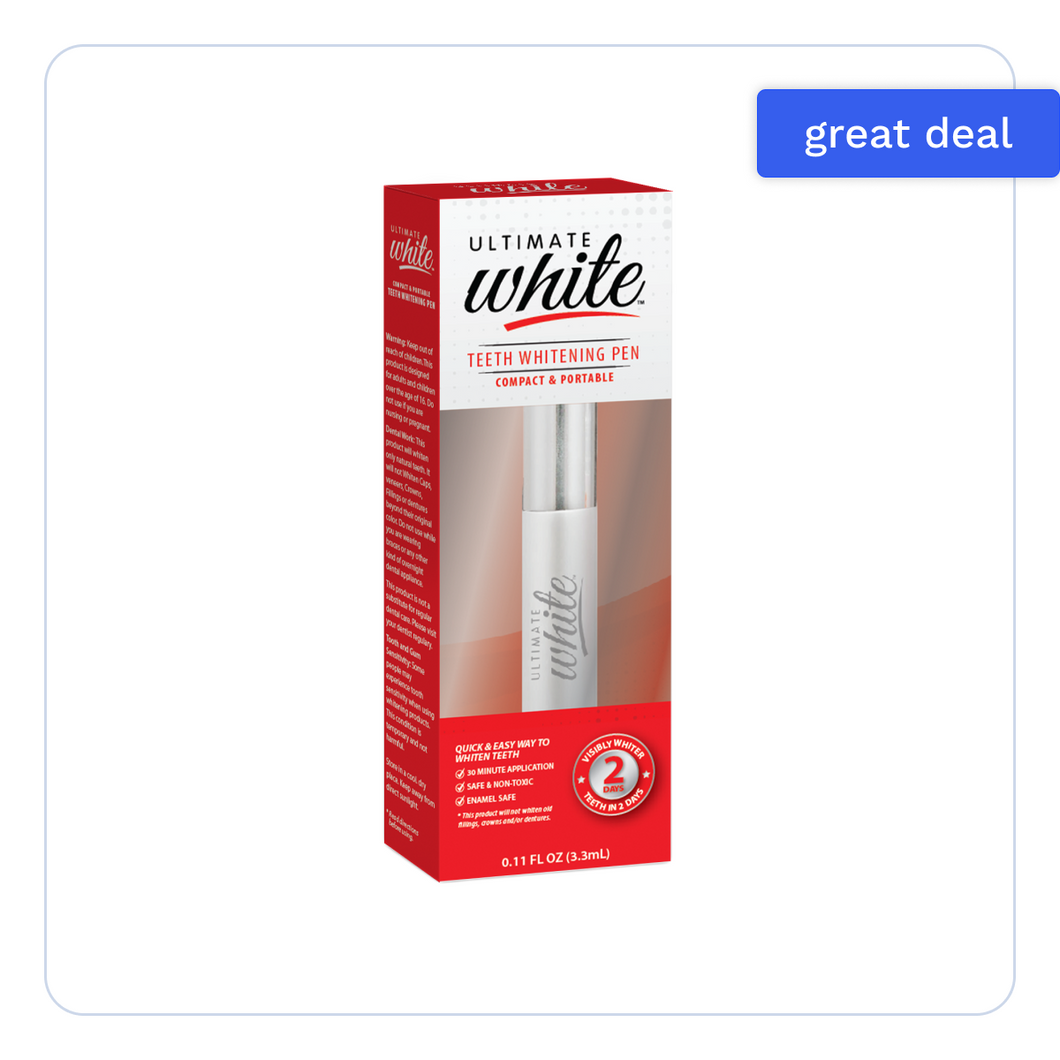 Ultimate White Teeth Whitening Pen – Brush Buddies