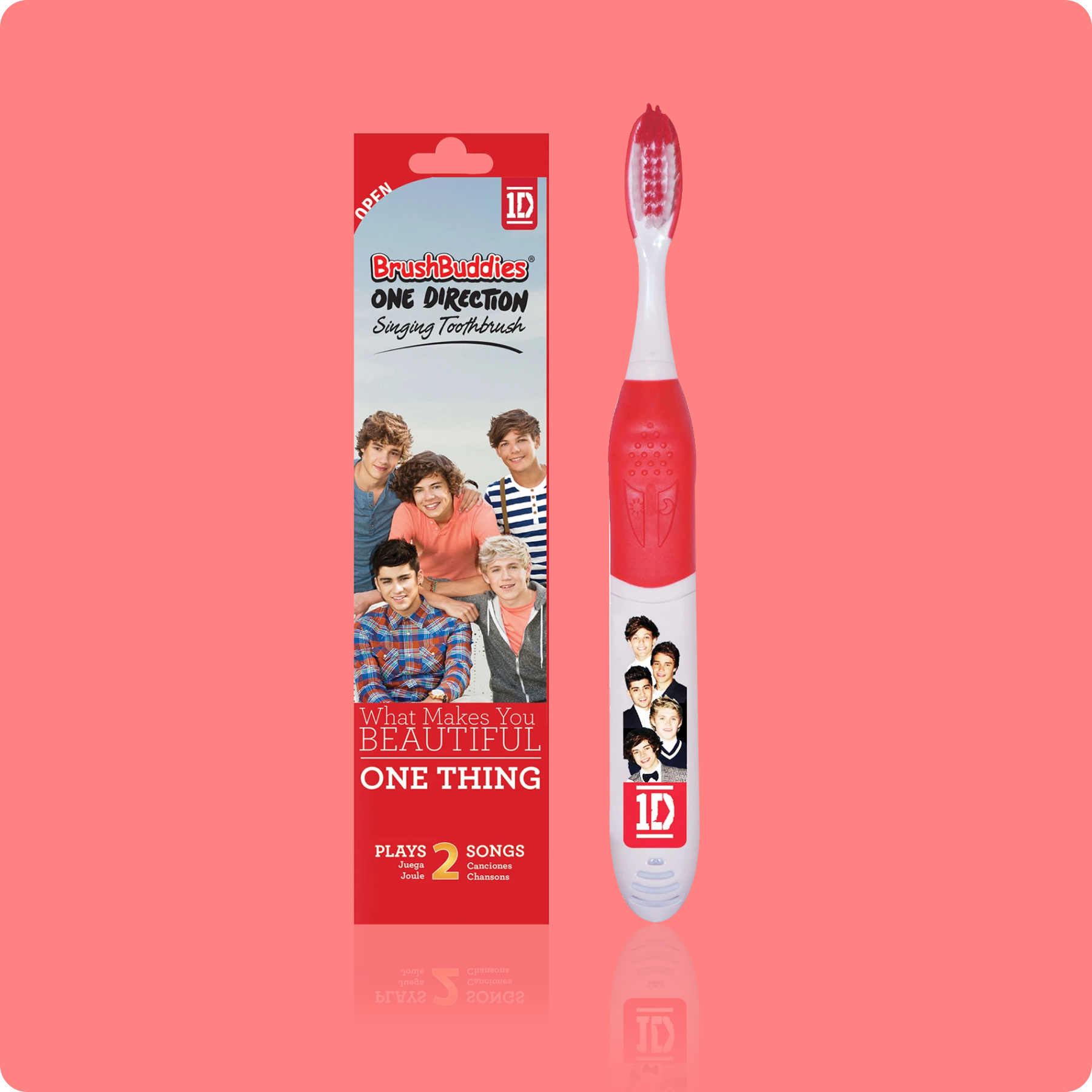 one direction singing toothbrush and toothpaste