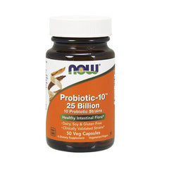 Image of NOW Probiotic-10 25 Billion (50 Caps)