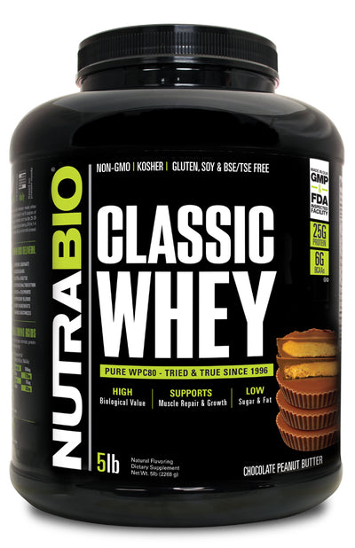 Nutrabio Classic Whey Protein Powder Supplement Wpc80 Suppz
