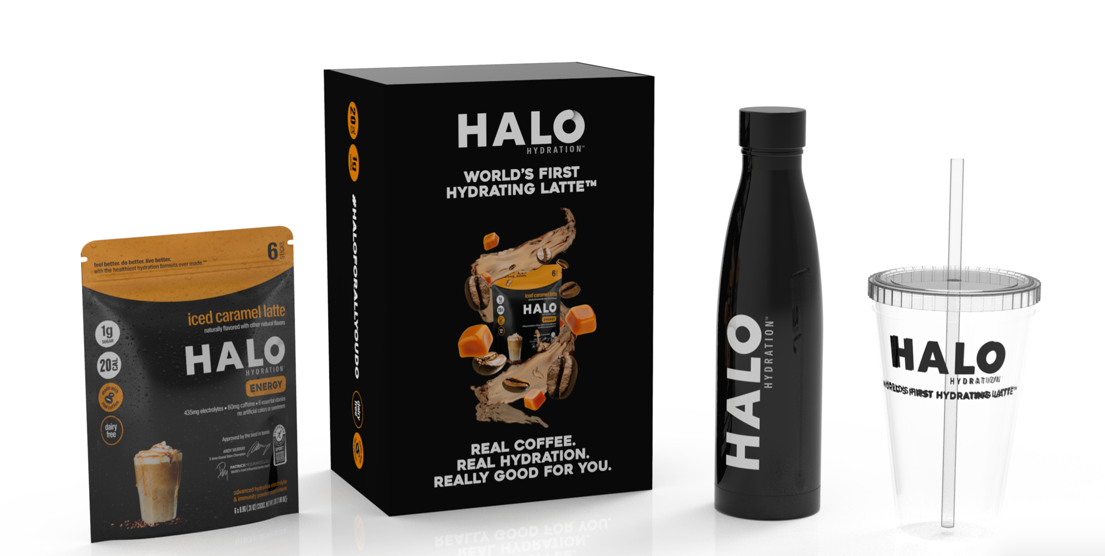 HALO - World's First Hydrating Latte™ Influencer Box - HALO Hydration product image