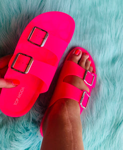 pink jelly slides