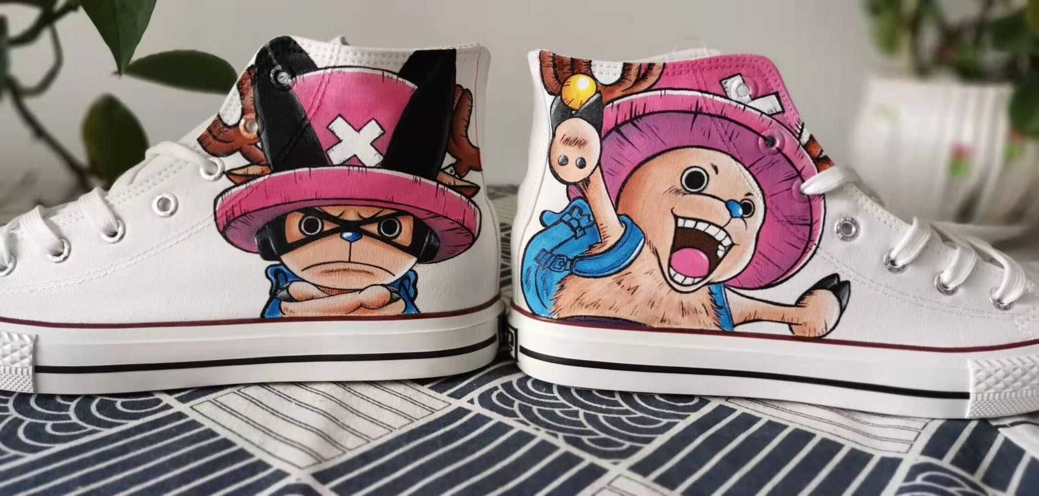 One Piece Choba Handmade Painting Shoes YC22465 – anibiu