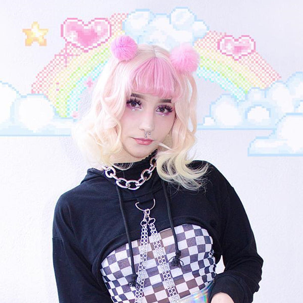 Lolita cute curly hair wigs yc20885 – anibiu