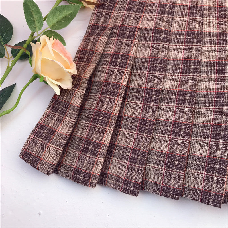Lolita plaid skirt yc21102 – anibiu