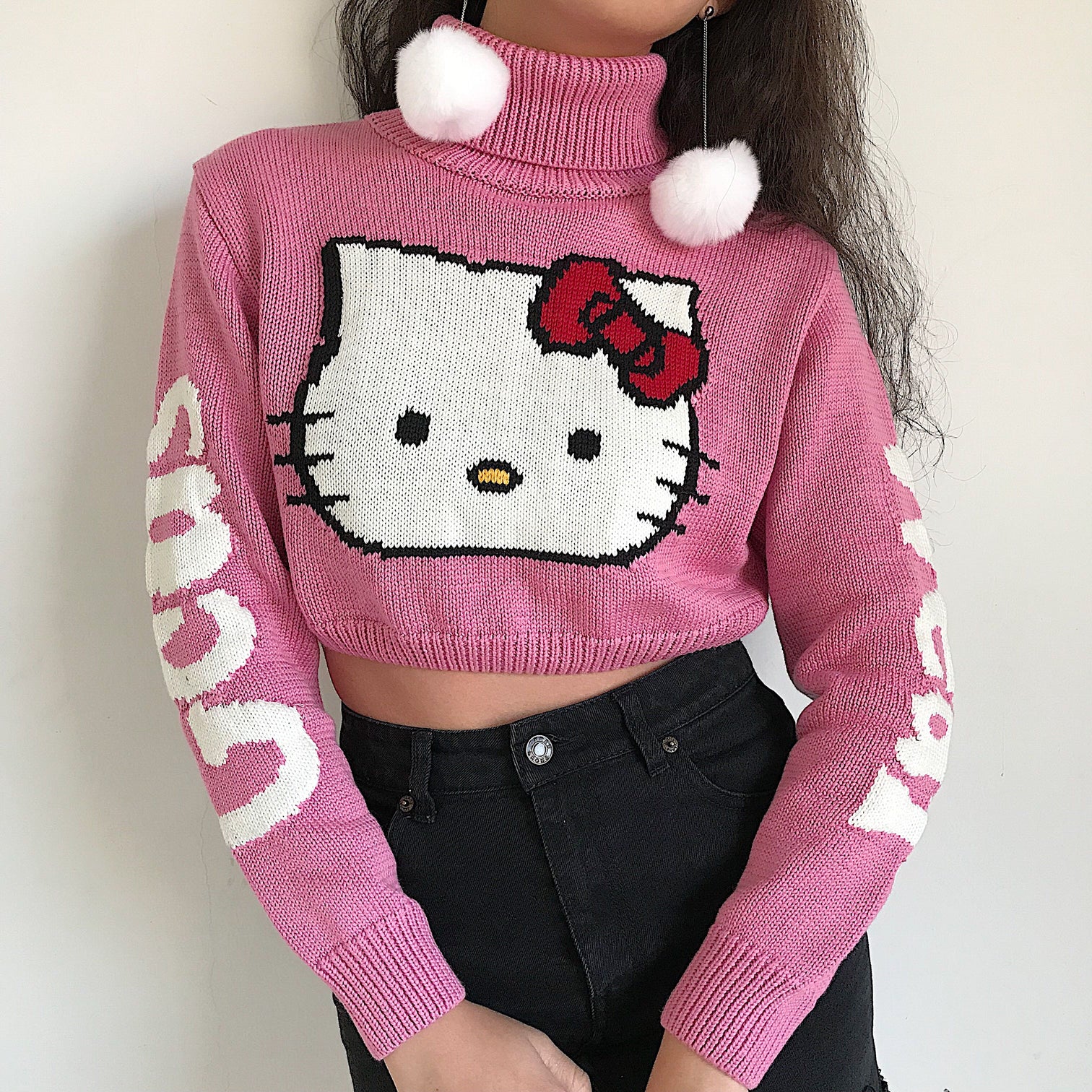 Hello Kitty knitted sweater yc22799 – anibiu