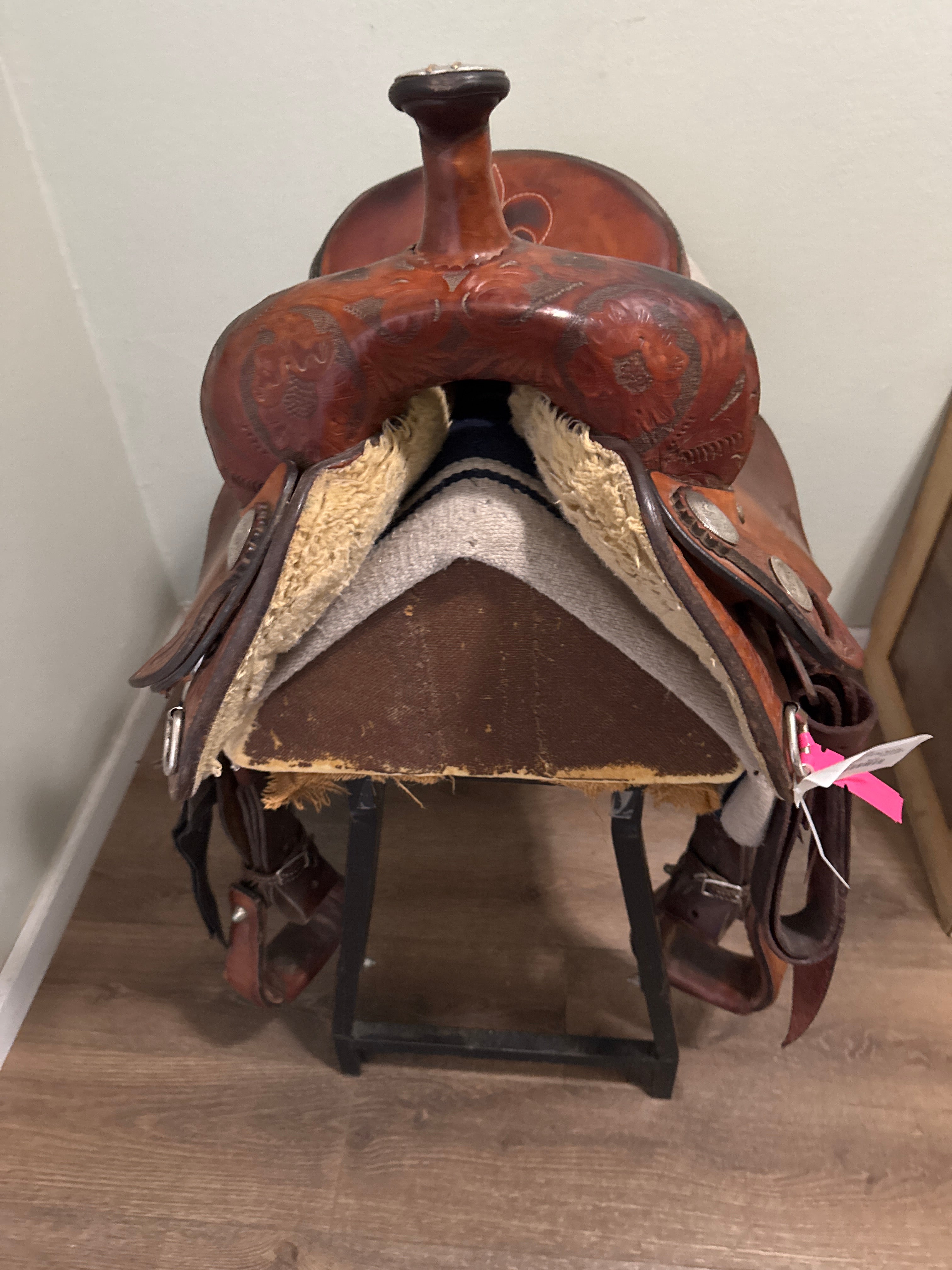 15.5” Crates Reining Western Saddle