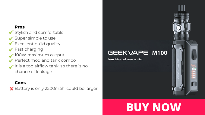 GeekVape M100 Vape Kit Pros and Cons - Smokz Vape Store