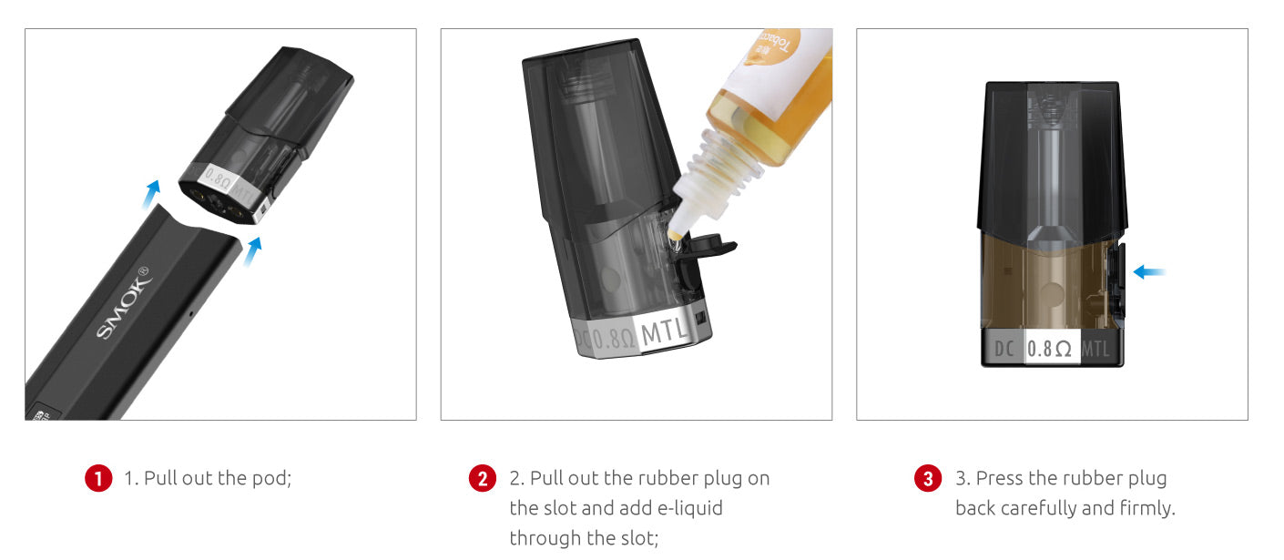 Smok Nfix Pods refillable e-liquid pods