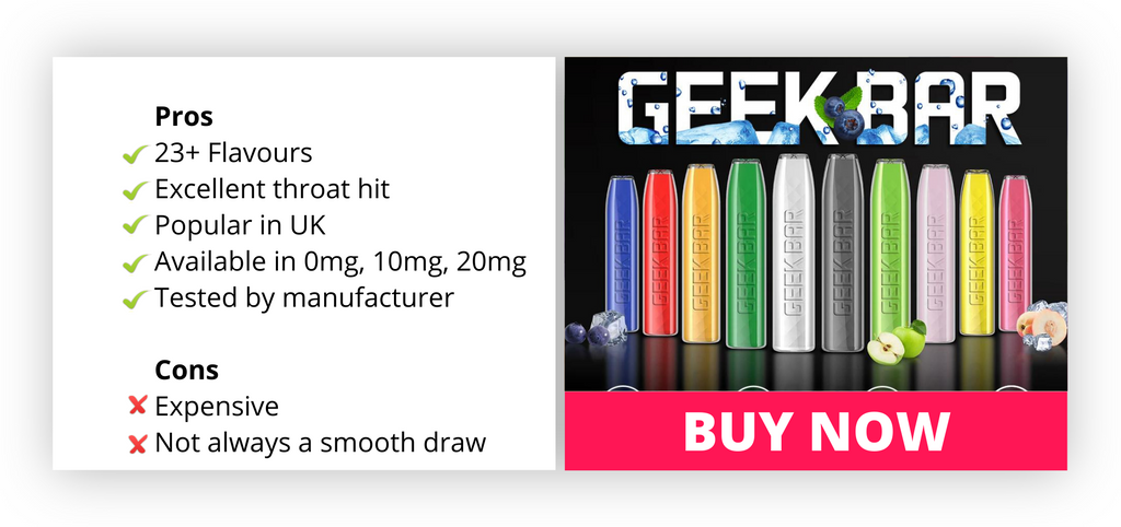 Pros and Cons of Geek Bar Disposable Vapes - Smokz Vape Store