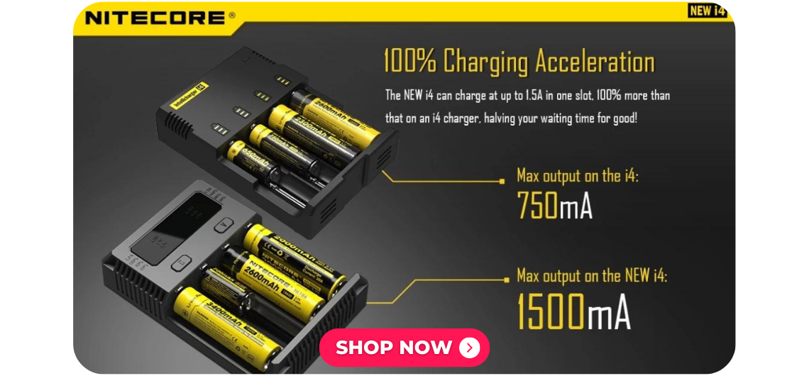 Nitecore I4 Charger - SHOP NOW