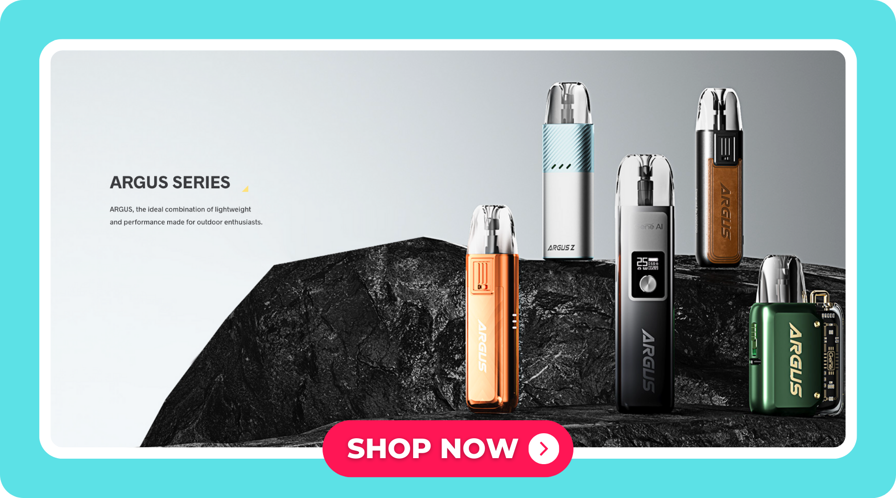 Voopoo Argus Series Available In Five Vape Device  Argus Z, Argus Pod, Argus P1, Argus G, And Argus Pod SE