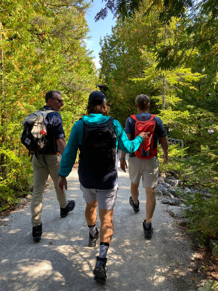 Michael, Mark and Paul on the Bruce Trail