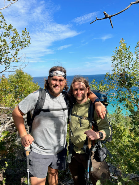 Mark and Brent Hubner on the Bruce Trail