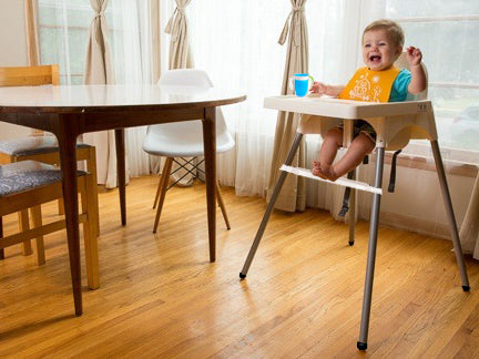 2 In 1 Baby High Chair Ikea Inspired With Footrest Funky