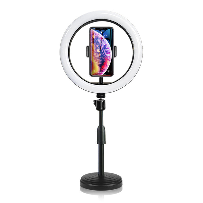 selfie light phone stand