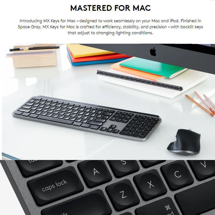 illuminated logitech keyboard on mac