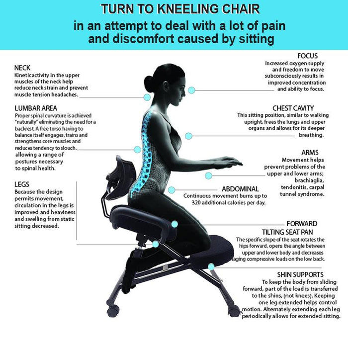 kneeling chair shin pain