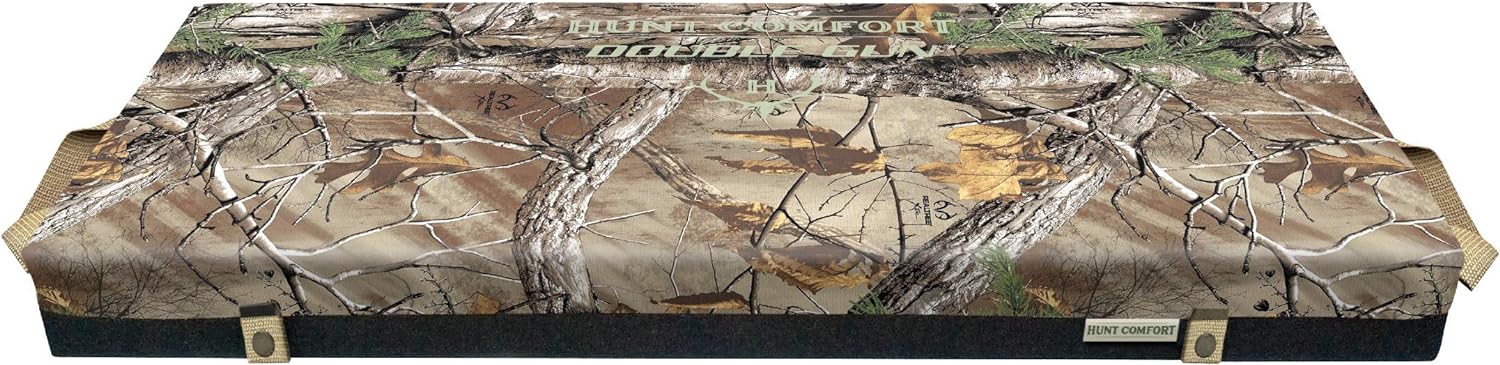 Hunt Comfort Double Gun LiteCore Premium Foam Hunting Seat for 2 (Realtree Xtra)
