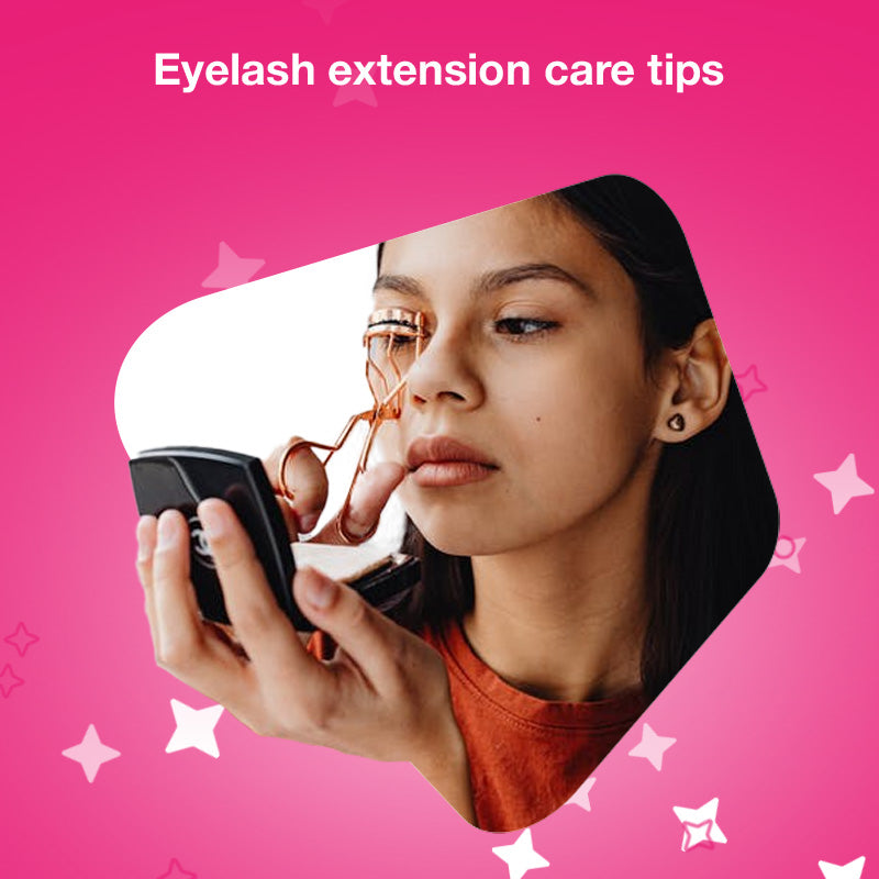 Eyelash extension care tips