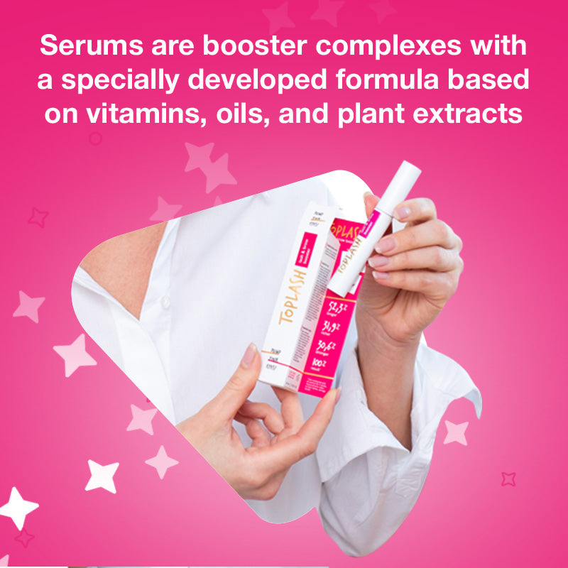 Serums are booster complexes with a specially developed formula based on vitamins, oils, and plant extracts