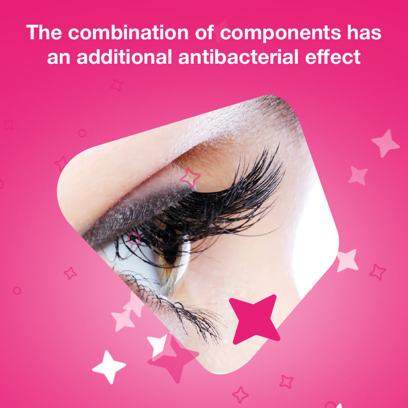 The combination of components has an additional antibacterial effect