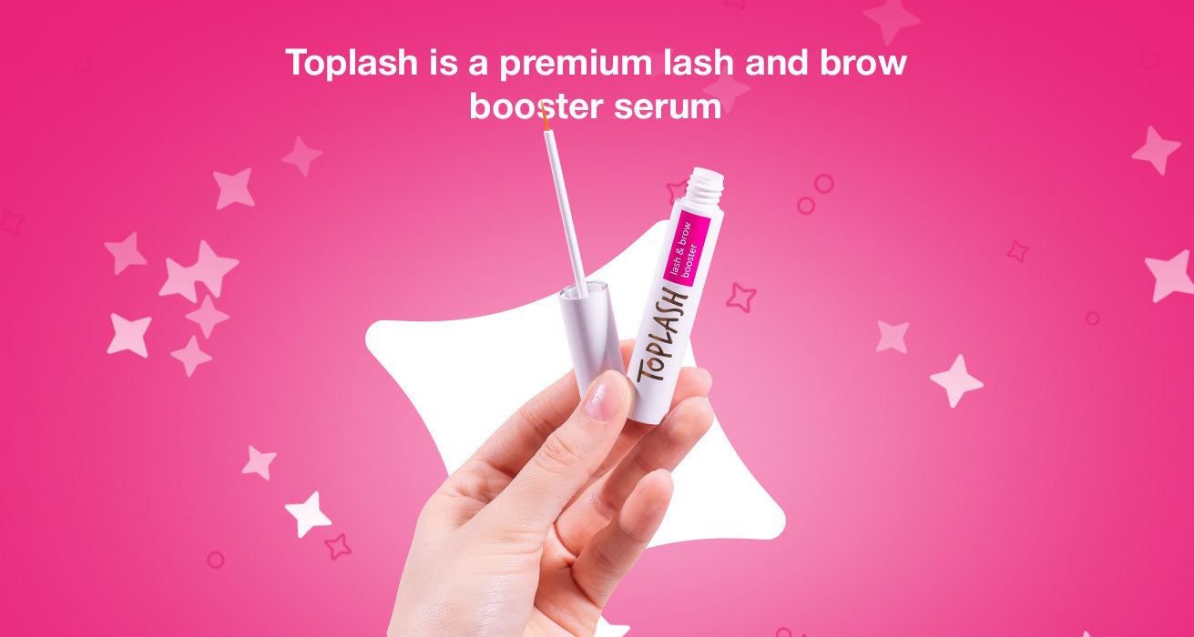 Toplash is a premium lash and brow booster serum