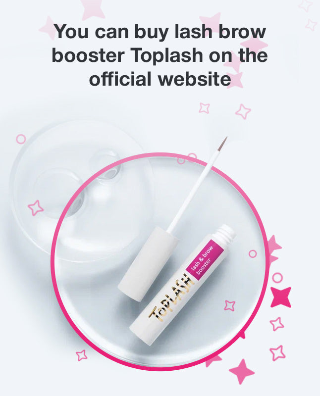 You can buy lash brow booster Toplash on the official website