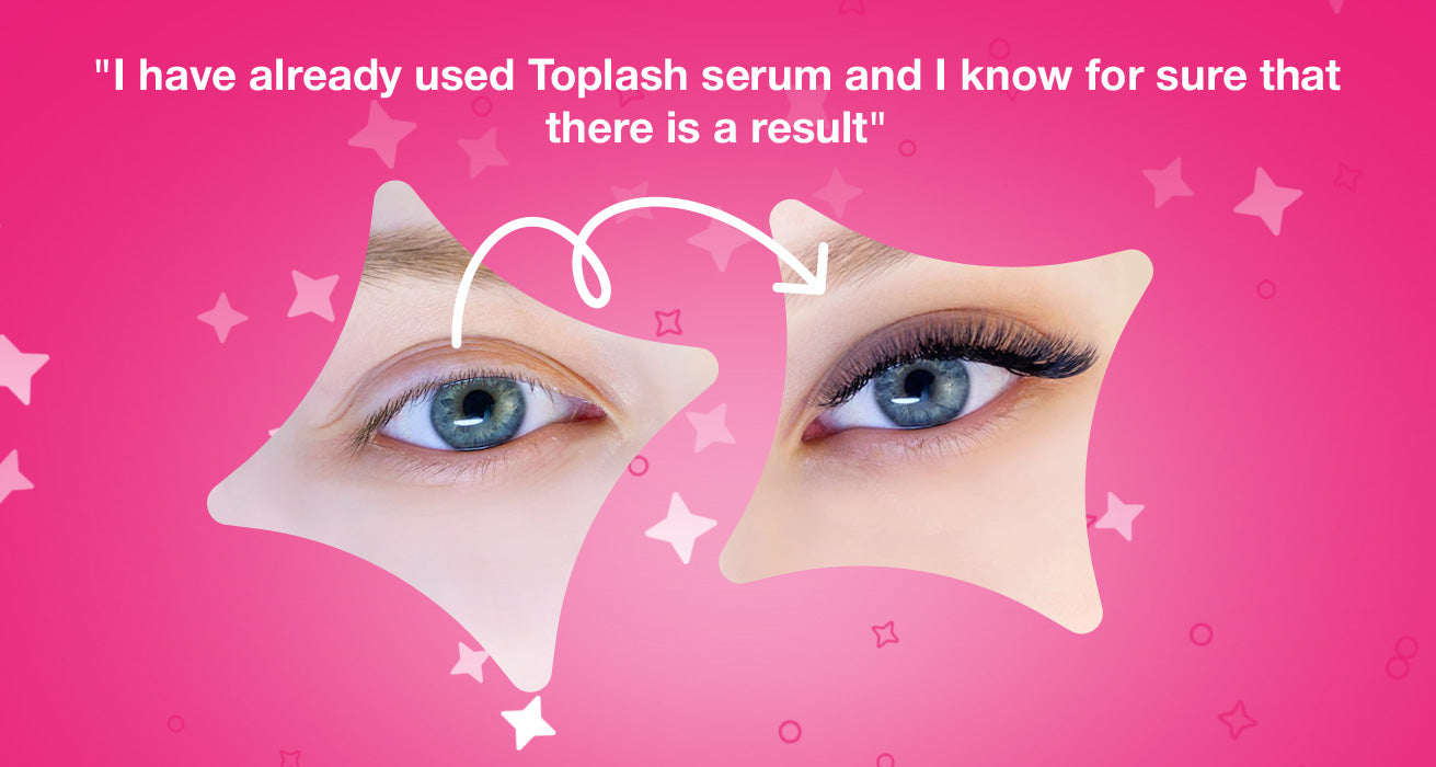 I have already used Toplash serum and I know for sure that there is a result