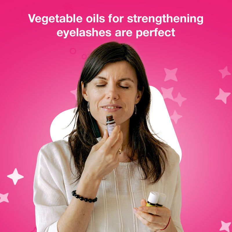 Vegetable oils for strengthening eyelashes are perfect
