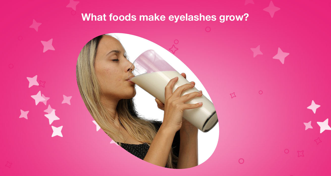 What foods make eyelashes grow?